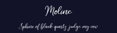 Moline by AminMario — Script Handwritten Font — thumbnail 2