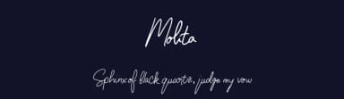 Molita by peterdraw — Script Handwritten Font — thumbnail 2