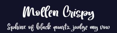 Mollen Crispy by Asd Studio — Script Handwritten Font — thumbnail 2
