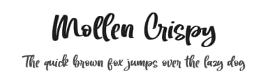 Mollen Crispy by Asd Studio — Script Handwritten Font — thumbnail 1