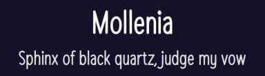 Mollenia by Scratchones — Script Handwritten Font — thumbnail 2