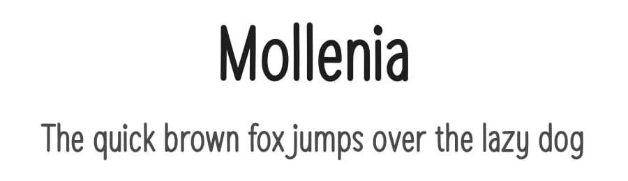 Mollenia by Scratchones — Script Handwritten Font