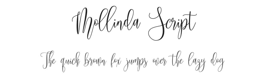 Mollinda Script by Tebaltipis Studio — Script Handwritten Font