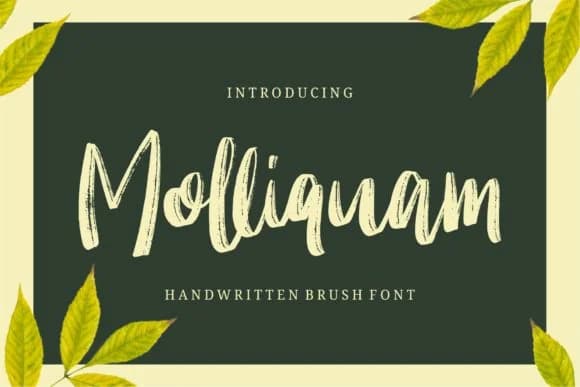 Molliquam Font by Garisman Studio — Script Handwritten Font