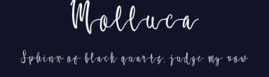 Molluca by greataris — Script Handwritten Font — thumbnail 2