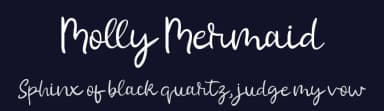 Molly Mermaid by Stellaris Studio — Script Handwritten Font — thumbnail 2