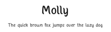 Molly by Trim Studio — Script Handwritten Font — thumbnail 1