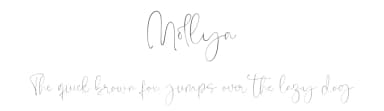 Mollya by Din Studio — Script Handwritten Font — thumbnail 1