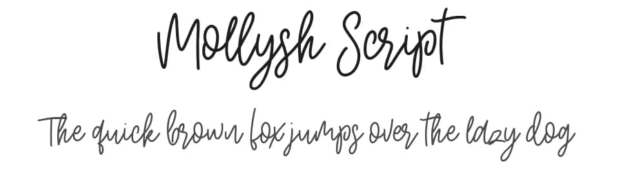 Mollysh Script by Maulana Creative — Script Handwritten Font