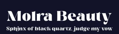 Molra Beauty by HansCo — Serif Font — thumbnail 2