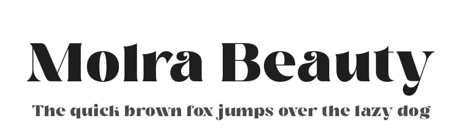 Molra Beauty by HansCo — Serif Font
