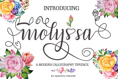 Molyssa Font by maydhen studio — Script Handwritten Font — thumbnail 1