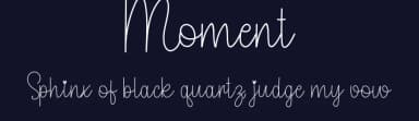 Moment by Belina Studio — Script Handwritten Font — thumbnail 2