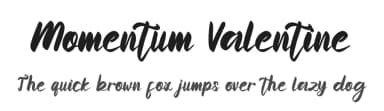 Momentum Valentine by Yahhya Anas — Script Handwritten Font — thumbnail 1
