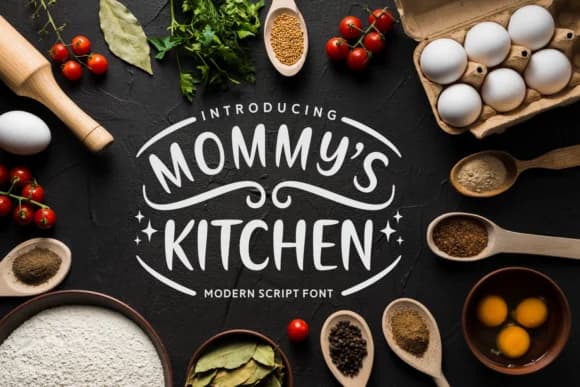 Mommy's Kitchen Font by Situjuh — Script Handwritten Font