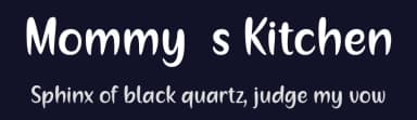 Mommys Kitchen by 7NTypes — Script Handwritten Font — thumbnail 2
