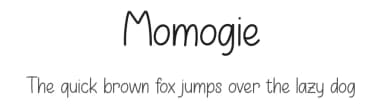 Momogie by Luluk Surotul — Script Handwritten Font — thumbnail 1