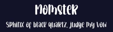 Momster by Kongsi KO — Script Handwritten Font — thumbnail 2