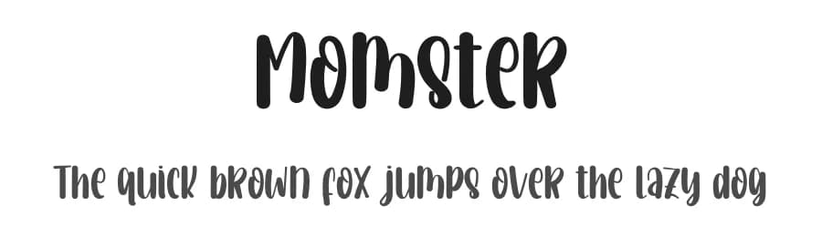 Momster by Kongsi KO — Script Handwritten Font