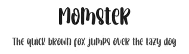 Momster by Kongsi KO — Script Handwritten Font — thumbnail 1
