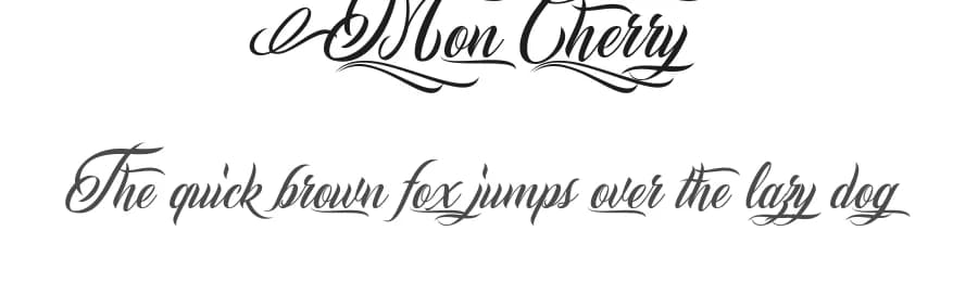 Mon Cherry by Billy Argel Fonts ® — Script Handwritten Font