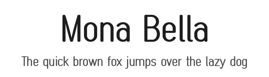 Mona Bella by Studio Typo — Sans Serif Font