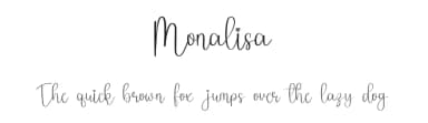 Monalisa by Inermedia Studio — Script Handwritten Font — thumbnail 1