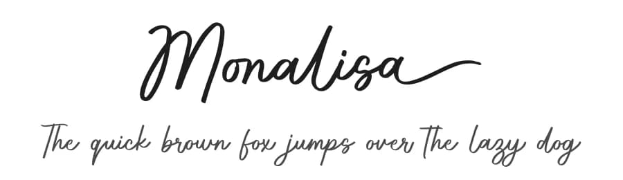 Monalisa by Bluestype Studio — Script Handwritten Font