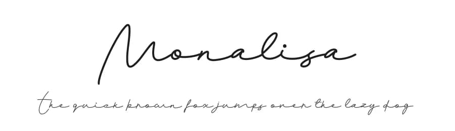 Monalisa by Halymunt Studio — Script Handwritten Font