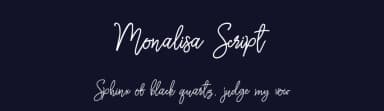 Monalisa Script by Sizimon.id — Script Handwritten Font — thumbnail 2