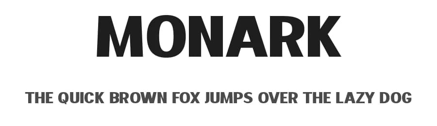 Monark by MJType — Sans Serif Font