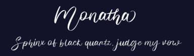 Monatha by Attype Studio — Script Handwritten Font — thumbnail 2