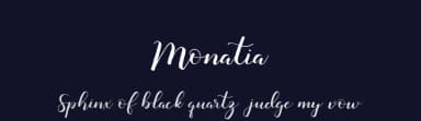 Monatia by Dharmas Foundry — Script Handwritten Font — thumbnail 2