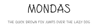 Mondas by JenggOut Studio — Script Handwritten Font — thumbnail 1