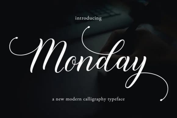 Monday Font by Greentype by Greentype — Script Handwritten Font