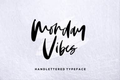 Monday Vibes Font by Sronstudio — Script Handwritten Font — thumbnail 1