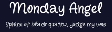 Monday Angel by Khurasan — Script Handwritten Font — thumbnail 2