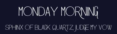 Monday Morning by Skyhaven Fonts — Script Handwritten Font — thumbnail 2