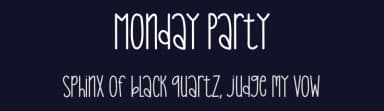 Monday Party by Luluk Surotul — Script Handwritten Font — thumbnail 2