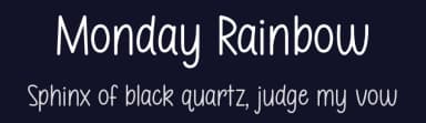 Monday Rainbow by 7NTypes — Script Handwritten Font — thumbnail 2