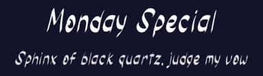 Monday Special by Rangkai Aksara — Script Handwritten Font — thumbnail 2