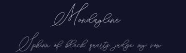 Mondayline by Fanastudio — Script Handwritten Font — thumbnail 2