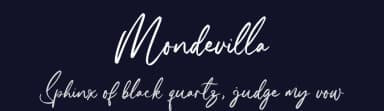 Mondevilla by Colllab Studio — Script Handwritten Font — thumbnail 2