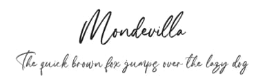 Mondevilla by Colllab Studio — Script Handwritten Font — thumbnail 1