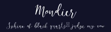 Mondier by Craft Supply Co. — Script Handwritten Font — thumbnail 2