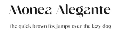 Monea Alegante by Sansakerta — Serif Font — thumbnail 1