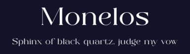 Monelos by ToniStudio — Serif Font — thumbnail 2