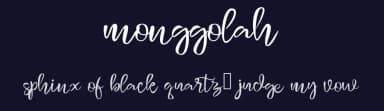 Monggolah by Intype — Script Handwritten Font — thumbnail 2