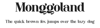 Monggoland by UI Creative — Serif Font — thumbnail 1