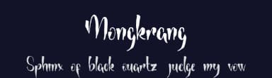 Mongkrang by Nariswari Creative — Script Handwritten Font — thumbnail 2